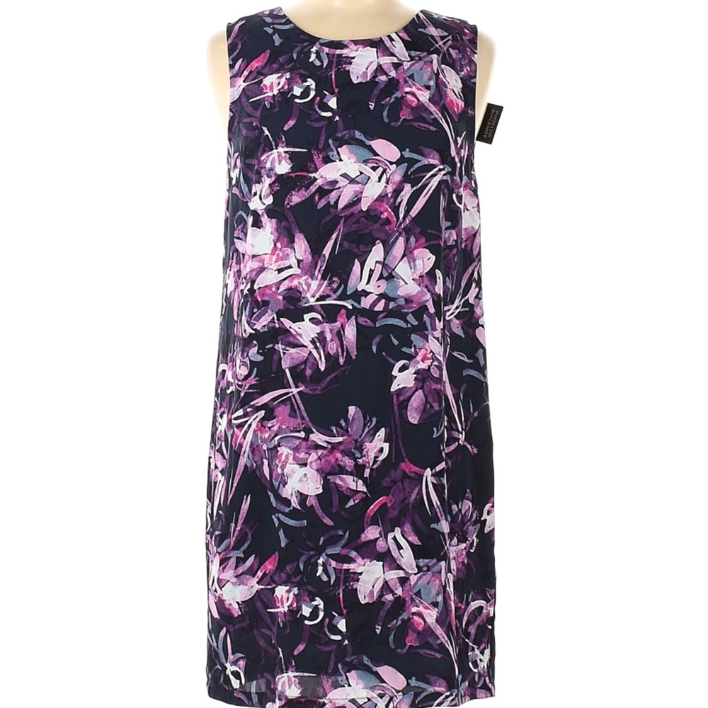 Adrienne Vittadini shift summer floral dress size 6